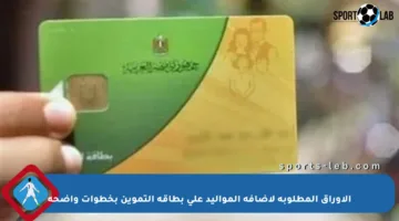 الأوراق المطلوبة لإضافة المواليد على بطاقة التموين بخطوات واضحة